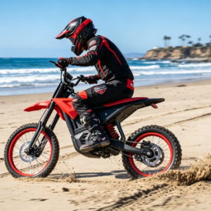 Red 48V Q1 Electric Dirt Bike