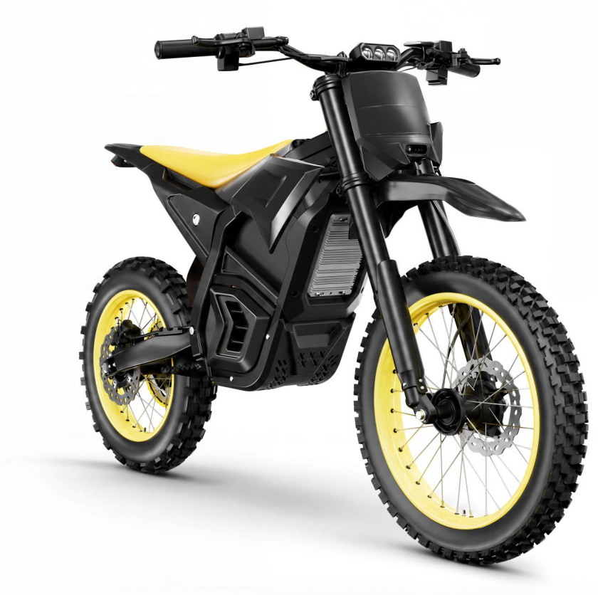 USA Warehouse Wholesale Price Yellow 48V Q1 Electric Pit Bike - EVOKUN Electric Motorcycle